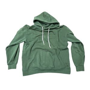Green hoodie